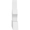 Ekena Millwork Richland Architectural Grade PVC Gable Bracket, 72"W x 24"H x 4"D x 6"F, 8/12 Pitch GBP072X24X0406RIC00 - alternate 5